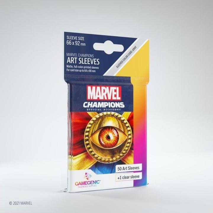 Immagine prodotto Gamegenic GGS15011ML - Maniche artistiche Marvel Champions - Doctor Strange (50 maniche)