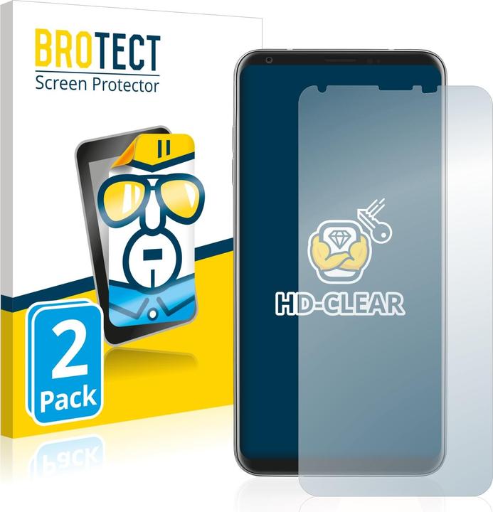 Produktbild BROTECT Schutzfolie Displayschutz Klar (2 Stück, LG V30)