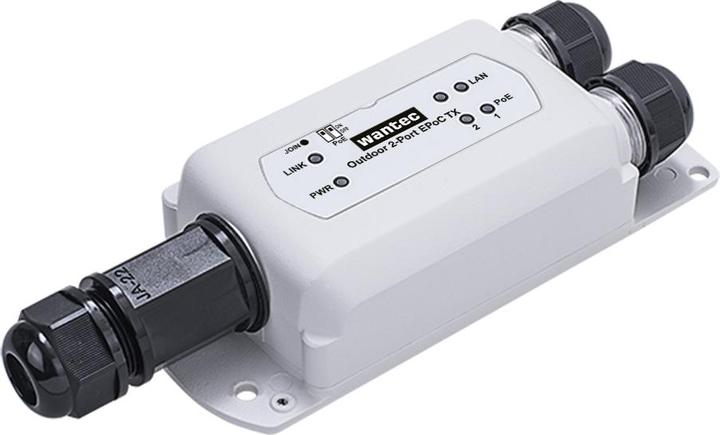 Immagine prodotto Wantec 2wIP E Adattatore PoE-BNC Cliente/Ricevitore a 2 porte
