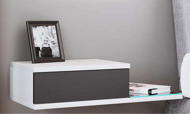 Produktbild VCM Design Wandschublade Nachttisch KonsilaL (65 x 30 x 15 cm)
