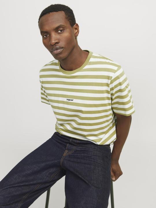 Image du produit Jack & Jones Gestreift Rundhalsausschnitt T-shirt T-shirt (S)
