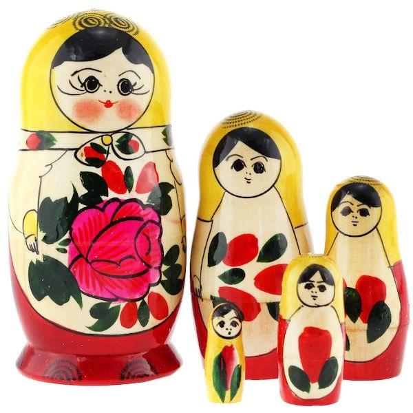 Produktbild NoName Babuschka klein traditionell gelb 5 Stück