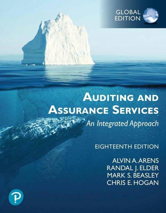 Image du produit Auditing and Assurance Services, Global Edition (Anglais, Randal Elder, Mark Beasley, Alvin Arens, Chris Hogan, 2023)