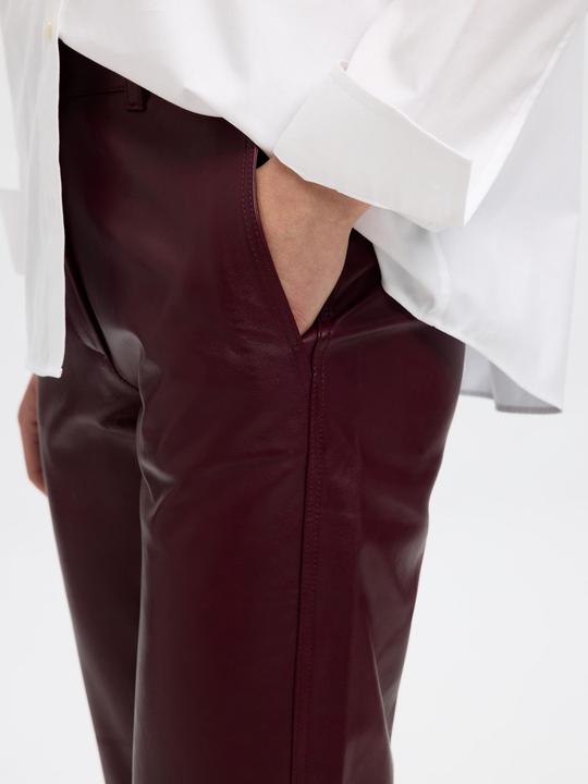 Produktbild Selected Femme Tapered Lederhose (42)