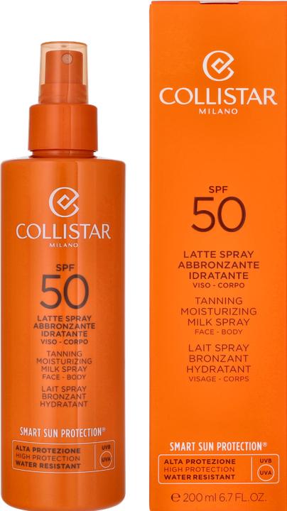 Produktbild Collistar CS Sun - Tanning Moisturizing Milk Spray Spf 50 (Sonnenmilch, SPF 50, 200 ml)