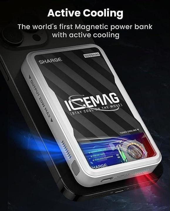 Image du produit Sharge Icemag (10000 mAh, 20 W, 37 Wh)
