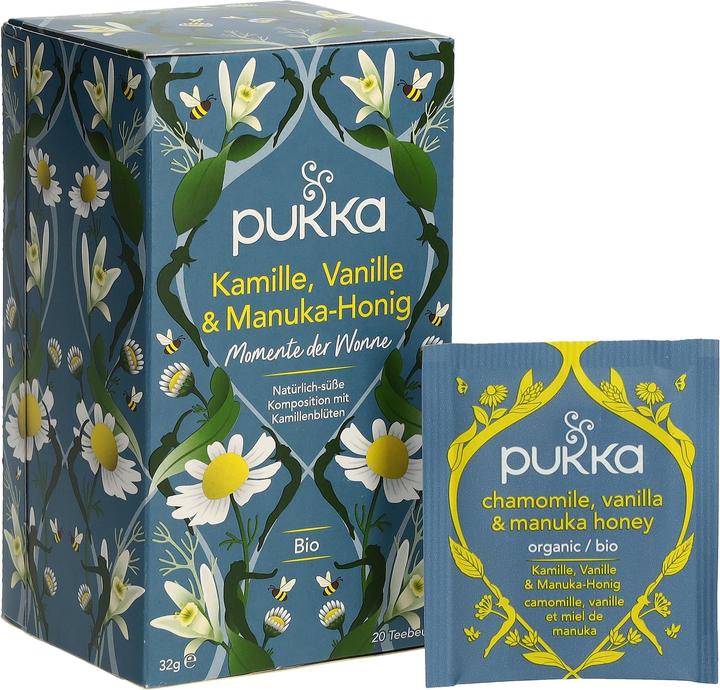 Actual product image Pukka Chamomile, Vanilla & Manuka Honey (50 g)