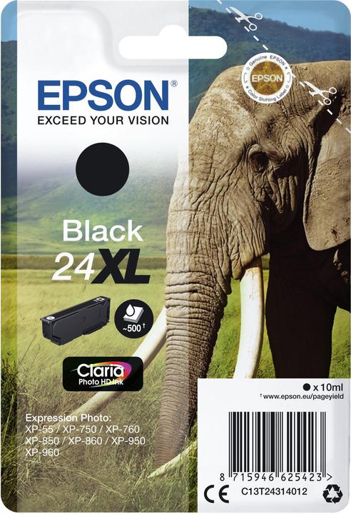 Image du produit Epson Claria Photo HD Encre Noir 24xl (CF)