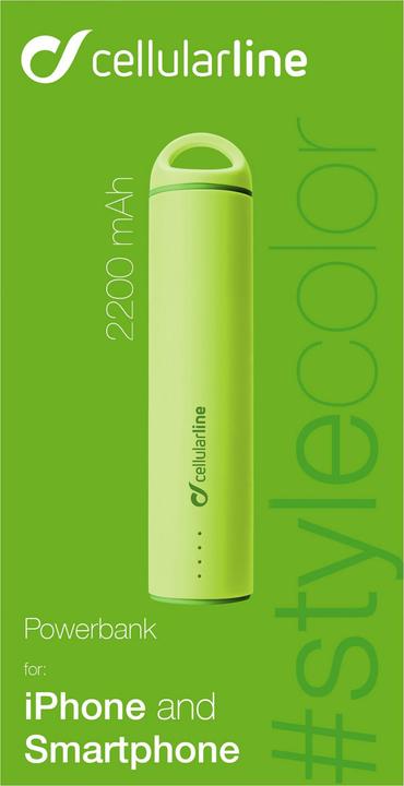 Produktbild Cellularline Stylecolor (2200 mAh, 8.14 Wh)