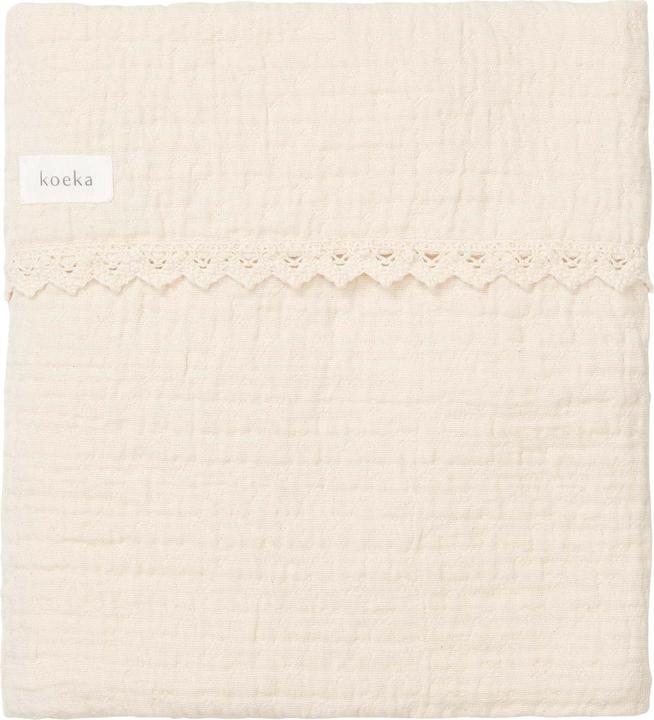 Actual product image Koeka Children's blanket lace Elba natural (100 x 150 cm)