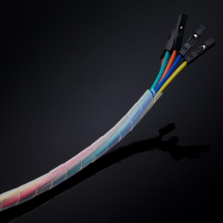 Immagine prodotto Purecrea 1m Spirale di protezione del cavo 4mm trasparente SWB-04 (Tubo a spirale per cavi, 100 cm)