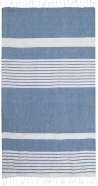 Sagaform Drap de hammam bleu Ella (90 x 170 cm)