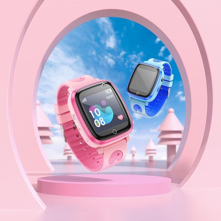 Productafbeelding Hoco Headphone with microphone smartwatch for kids with call function 2G Y100 blue