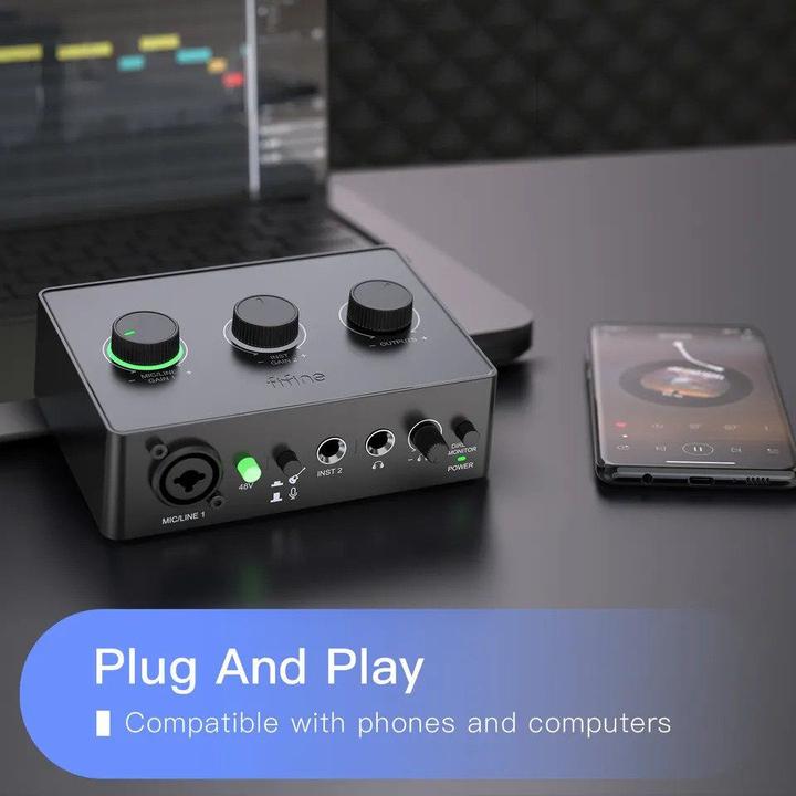 Actual product image Fifine SC1 (USB, 6.3mm jack, 3.5mm jack)