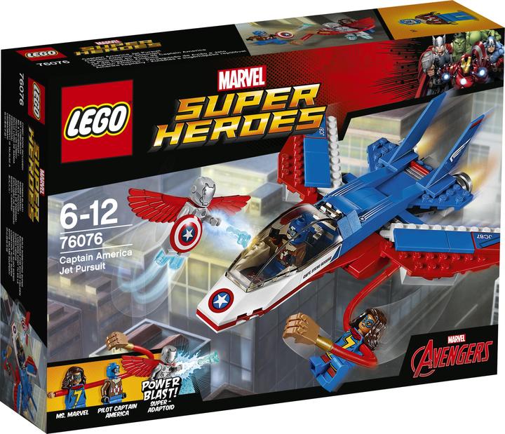 Actual product image LEGO Marvel Super Heroes Captain America: Jet plane (76076, LEGO Marvel)