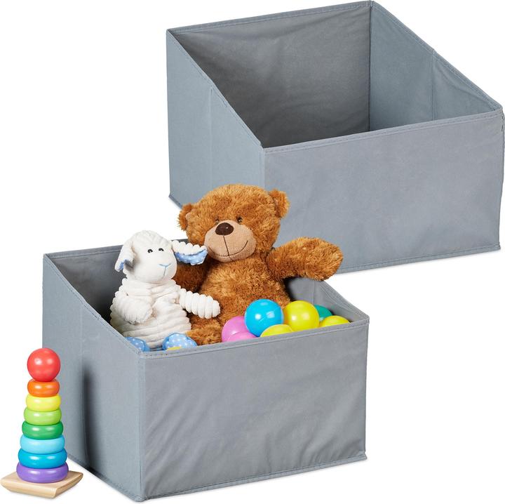Produktbild Relaxdays 2x Aufbewahrungsbox (2 x)