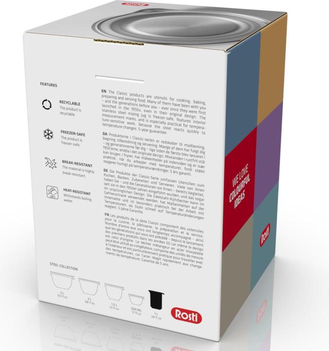 Image du produit Rosti Cruche graduée 1 l, en argent (1000 ml)