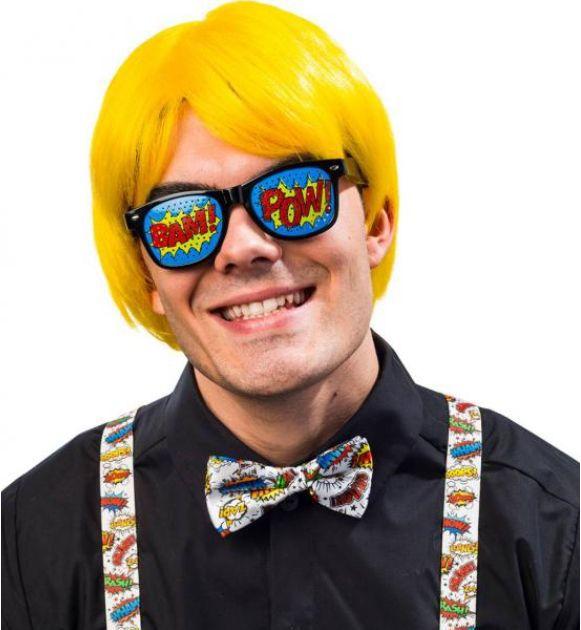Image du produit Orlob perruque homme frange jaune