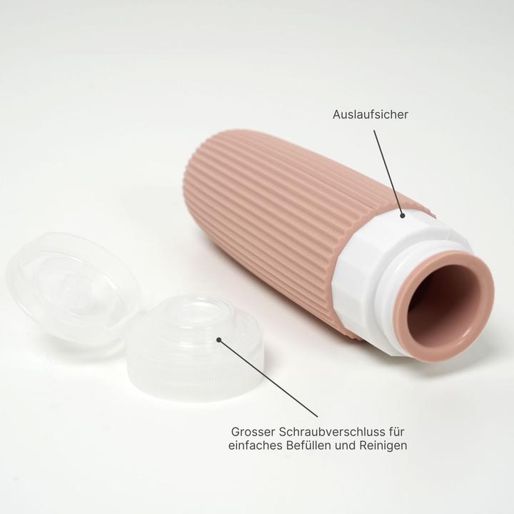 Produktbild Hermex Reiseflaschen 4er Set (Hygieneprodukt, Flüssigkeitsbeutel, Necessaire)
