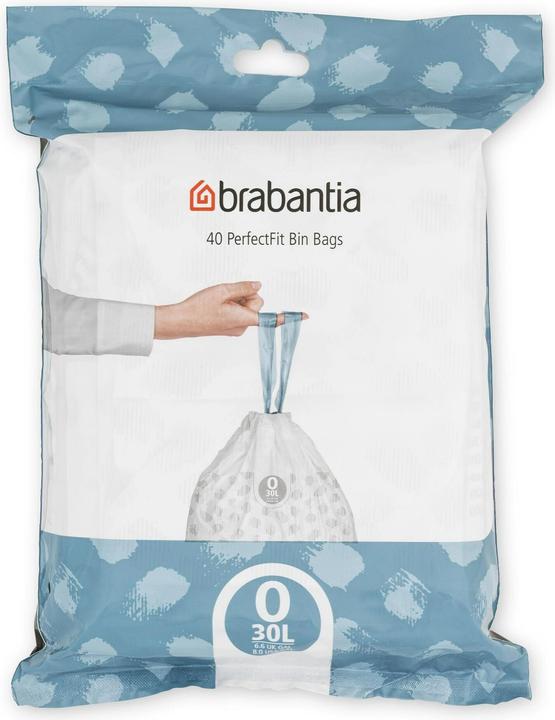 Actual product image Brabantia PerfectFit bin liner type O 30 L, 40 pcs. (40 x, 30 l)