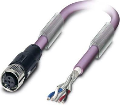 Phoenix 1518245. Kabellänge: 15 m, Stecker: M12, Produktfarbe: Violett