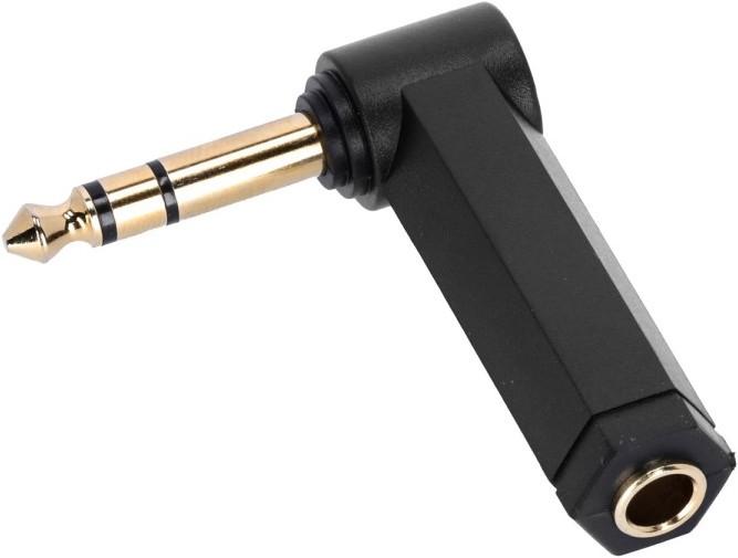 Actual product image Adam Hall 4 STAR A JF3 JM3 A - 6.3 mm jack TRS to 6.3 mm jack TRS angled