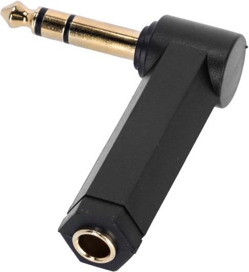 Actual product image Adam Hall 4 STAR A JF3 JM3 A - 6.3 mm jack TRS to 6.3 mm jack TRS angled