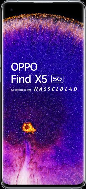 Image du produit OPPO Find X5 (256 Go, Blanc, 6.55", SIM + eSIM, 50 Mpx, 5G)