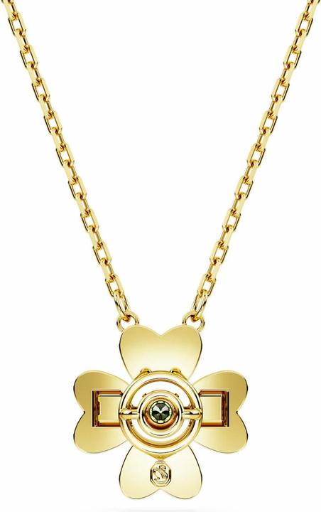 Image du produit Swarovski Idyllia Collier Trèfle à quatre feuilles Vert Or (Métal Swarovski, 38 - 45 cm)