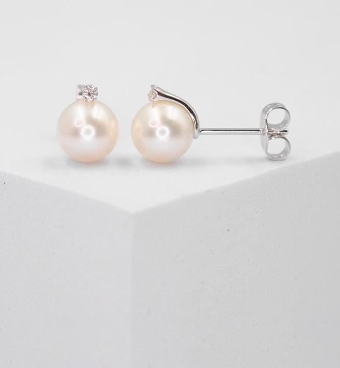Image du produit Muau Boucles d'oreilles (Or blanc 750/18K)
