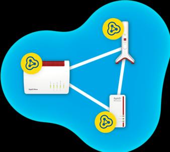 Image du produit AVM FRITZ!Repeater 3000 WiFi Mesh International / CH (1733 Mbit/s, 400 Mbit/s)