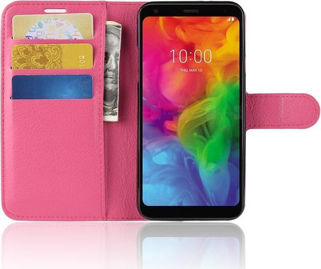 Image du produit MU Classic Série de couvertures de livres en cuir litchi (LG Q7+, LG Q7)