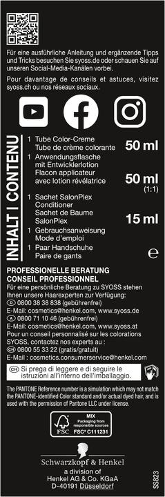 Actual product image Syoss Permanent colouration (8_23 Lavender Crystal)