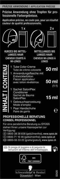 Actual product image Syoss Permanent colouration (Mahogany tree)