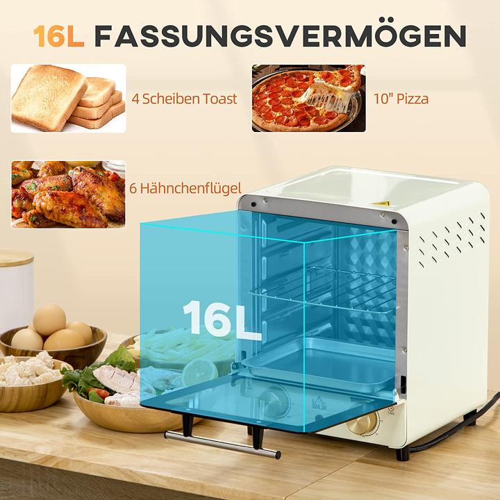 Actual product image Homcom Minibackofen 15L