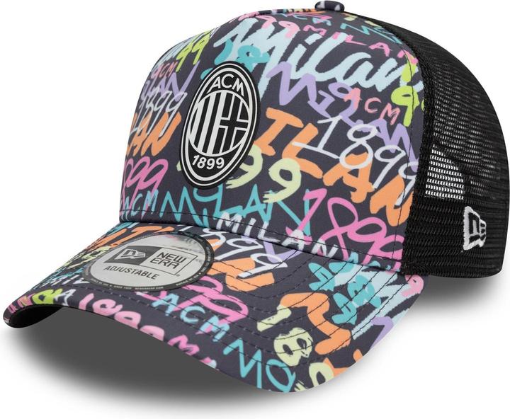 Actual product image New Era A-Frame Trucker Cap - Ac Mailand Grafiti (One size)