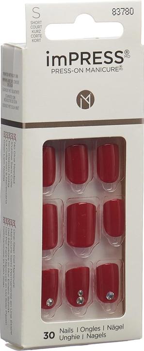 Actual product image KISS Artificial nails set Kill Heals 30 pieces (Artificial nails, Red)
