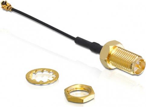 Produktbild Delock I-PEX / RP-SMA Antennenanschluss, 50cm (Antennenkabel)