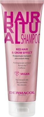 Dermacol Hair Ritual Shampoo Red Hair & Grow Effect (250 ml, Flüssiges Shampoo)