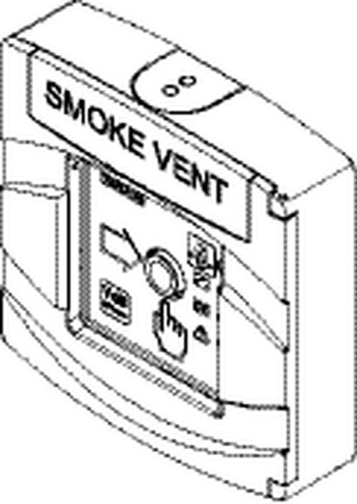 Actual product image Geze RWA-BUTTON FT 4 A, 24 V DC-161282VDS, OG, VP 161282