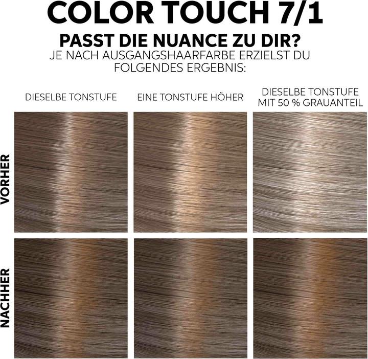 Image du produit Wella Color Touch Fresh-Up-Kit 7/1 (7, 1 blond cendré moyen)