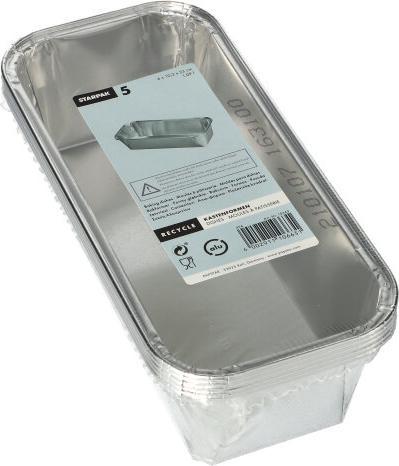 Produktbild Starpak Aluminium-Kastenform, rechteckig, 1.009 ml (5 x)