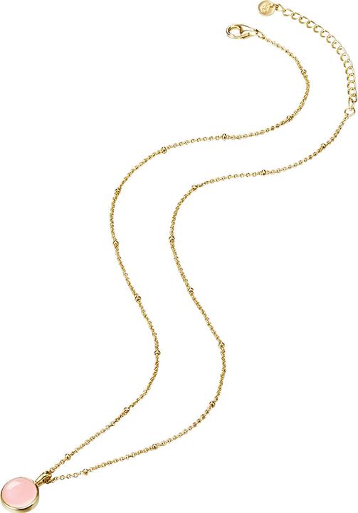 Image du produit Glanzstücke München Femme argent sterling quartz rose or jaune 40,0 cm chaîne de base + 5,0 cm extension - 11044 (Argent Sterling, 40 - 45 cm)