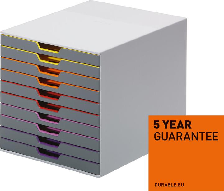 Actual product image Durable Drawer box Varicolor 10 (A4)