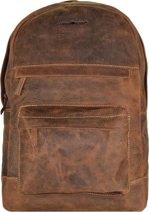 Greenburry Vintage Retro Rucksack Leder 42 cm Laptopfach (17.50 l)