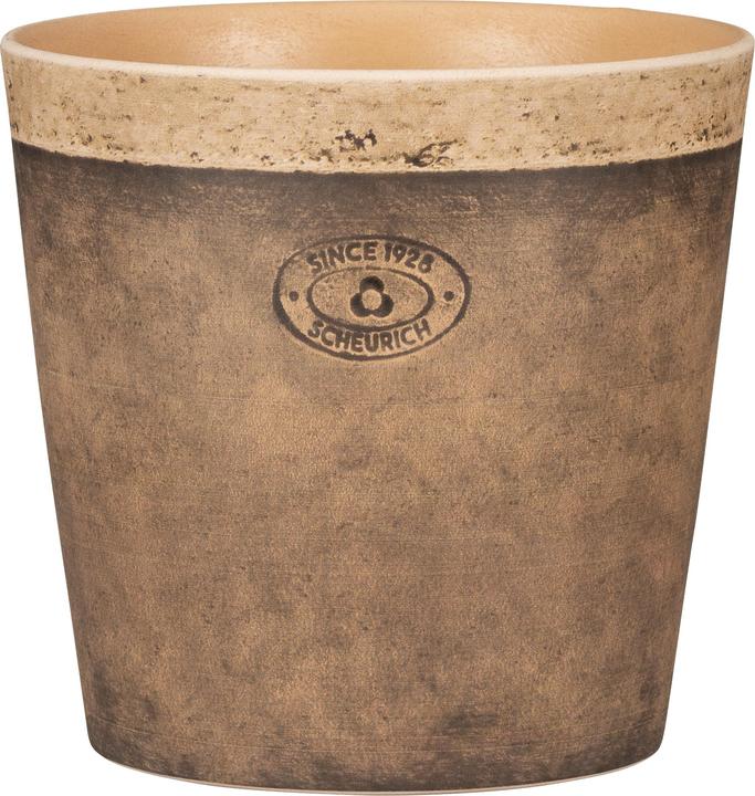 Produktbild Scheurich Toscana, Blumentopf aus Keramik, Farbe: Toscana Nero, 11,6 cm Durchmesser, 9,3 cm hoch, 0 (11.60 cm)