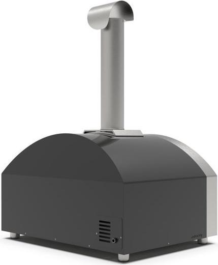 Produktbild Alfa Forni Futuro 4 Pizze Hybrid Silber Schwarz (Pizzaofen Gas)