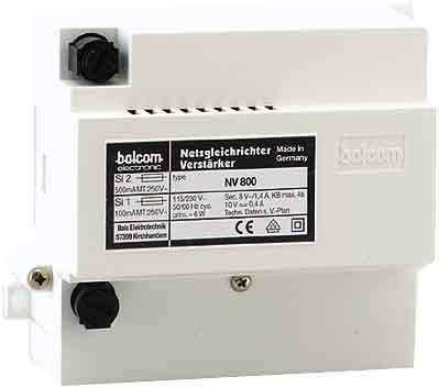 Balcom BALC 884100 Netgelijkrichter/versterker NV800Standaardsysteem