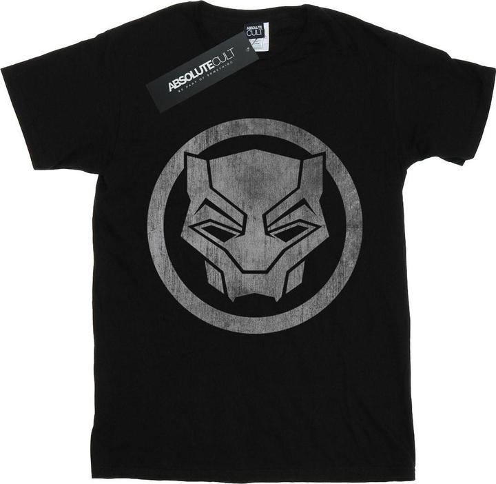 Jungen Black Panther Distressed Icon TShirt