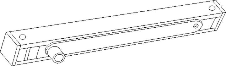 Produktbild Geze Gleitschienen zu TS 5000 ECline (Zimmertür, Eingangstür, Holztür, Balkontür, Indoor)